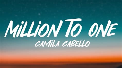 'A million to one' .